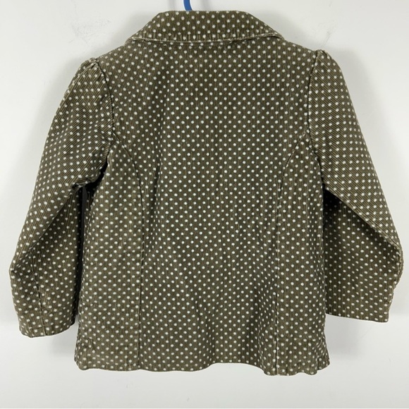 ❤️ Old navy girl jacket corduroy polka dots bow 3T - Picture 4 of 9